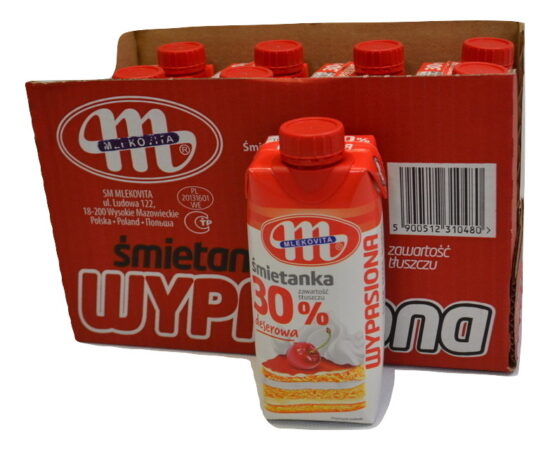 Mlekovita Wypasiona Śmietanka deserowa 30% 330 ml