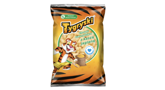 Chrupki Kukurydziane Tygryski z kaszą jaglaną 50g