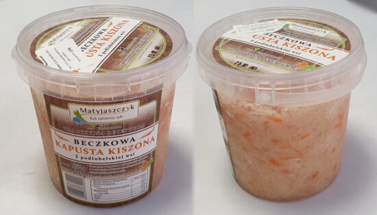 Kapusta kwaszona beczkowa Matyjaszczyk 1 kg 