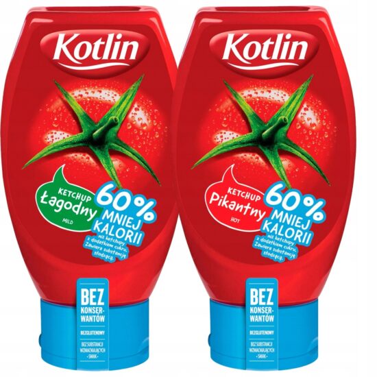 Ketchup Kotlin 60% mniej kalorii