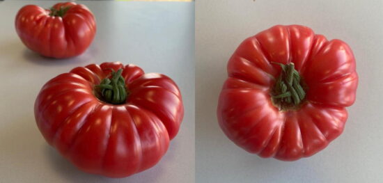 Pomidor malinowy płaski