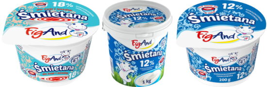 Сметана термизированная 12% и 18% Figand